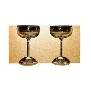 Bullseye’s Playground Coupe Glasses 2 Pack - Clear - New